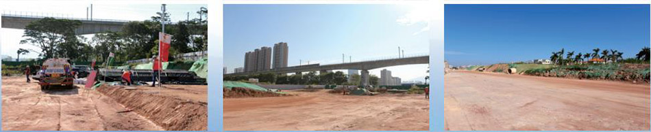 聚龍路抑塵保濕劑揚(yáng)塵治理施工現(xiàn)場